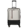 Travelite Crosslite - 4 - Rollen - Trolley M 66 cm erw. (natur) - Markenkoffer