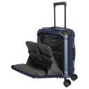 Travelite Millennium - 4 - Rollen - Kabinentrolley mit Vortasche S 55 cm (navy) - Markenkoffer