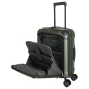 Travelite Millennium - 4 - Rollen - Kabinentrolley mit Vortasche S 55 cm (pine green) - Markenkoffer