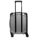 Travelite Millennium - 4 - Rollen - Kabinentrolley mit Vortasche S 55 cm (silver) - Markenkoffer