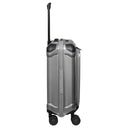 Travelite Millennium - 4 - Rollen - Kabinentrolley mit Vortasche S 55 cm (silver) - Markenkoffer