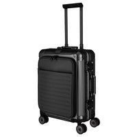 Travelite Next - 4-Rollen-Kabinentrolley mit Vortasche S 55 cm (black) - Ansicht 2