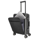 Travelite Next - 4-Rollen-Kabinentrolley mit Vortasche S 55 cm (black) - Ansicht 8