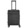 Travelite Next - 4-Rollen-Kabinentrolley mit Vortasche S 55 cm (black)