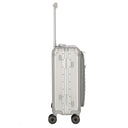 Travelite Next - 4-Rollen-Kabinentrolley mit Vortasche S 55 cm (silber) - Ansicht 5