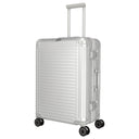 Travelite Next - 4 - Rollen - Trolley M 67 cm (silber) - Markenkoffer
