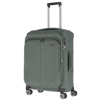 Travelite Priima - 4 - Rollen - Trolley M 68 cm erw. (olive) - Markenkoffer