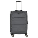 Travelite Skaii - 4 - Rollen - Trolley M 67 cm erw. (gipfelgrau) - Markenkoffer