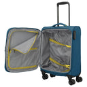 Travelite Umbria - 4 - Rollen - Kabinentrolley S 55 cm erw. (petrol) - Markenkoffer