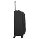 Travelite Umbria - 4 - Rollen - Trolley L 77 cm erw. (schwarz) - Markenkoffer