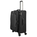 Travelite Umbria - 4 - Rollen - Trolley M 67 cm erw. (schwarz) - Markenkoffer