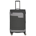 Travelite Viia - 4 - Rollen - Trolley L 77 cm erw. (Schiefer) - Markenkoffer