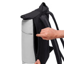 Ucon Acrobatics Hajo Medium Aloe Rolltop - Rucksack 16'' 45 cm (light grey/black) - Markenkoffer