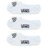 Vans Women's Classic 3 Paar - Socken (white black, 31,5-36)