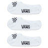 Vans Women's Classic 3 Paar - Socken (white black, 31,5-36)
