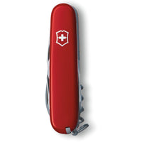 Victorinox Schweizer Offiziersmesser "Spartan" 9.1 cm (rot) - Markenkoffer