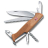 Victorinox Schweizer Taschenmesser "Ranger Wood 55" 13 cm (Nussbaumholz) - Markenkoffer