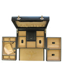 Windrose Ambiance - Uhrenkoffer (für 4 Uhren) 31 cm (schwarz) - Markenkoffer