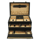 Windrose Ambiance - Uhrenkoffer (für 4 Uhren) 31 cm (schwarz) - Markenkoffer