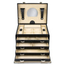 Windrose Beluga - Schmuckkoffer 26.5 cm (schwarz)