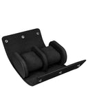 Windrose Tempora Reise - Uhrenkoffer (für 2 Uhren) 15 cm (schwarz) - Markenkoffer