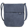 zwei Mademoiselle M12 - Schultertasche 32 cm (nubuk-blue)