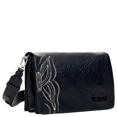 Desigual Goodall Dortmund Flap 2.0 - Bandolera 24.5 cm (negro)