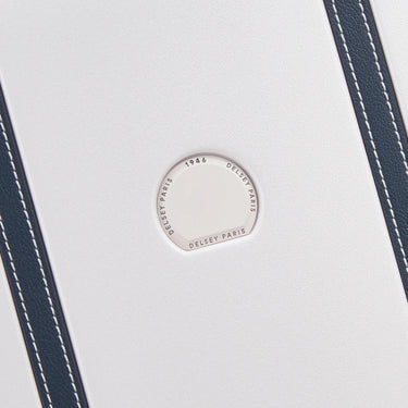 Delsey Paris Cadence - 4-Rollen-Kabinentrolley Slim 55 cm erw. (elfenbein/blau) - Ansicht 8