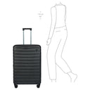 Brics Nausicaa - 4-Rollen-Trolley 79 cm erw. (black) - Ansicht 7