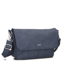 zwei Mademoiselle M60 - Bolso de Hombro 33 cm (nubuck-azul)