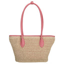 Seidenfelt Savonlinna Tulip - Shopper 33.5 cm (natural straw with pink) - Ansicht 4
