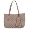Guess Brenton Top Zip Tote - Bolso shopper 36 cm (latte logo)