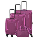 Travelite Corsiica - 4-Rollen-Trolley Set 4tlg. erw. (pink)