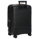 Brics Bellagio - 4 - Rollen - Kabinentrolley mit Vortasche 55 cm erw. recycelt (black/tan) - Markenkoffer