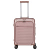 Travelite Next - Maleta de cabina de 4 ruedas con bolsillo frontal S 55 cm (rosa)