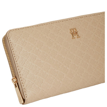 Tommy Hilfiger Icon Large Zip Mono - Geldbörse 12cc 19 cm (horseradish)