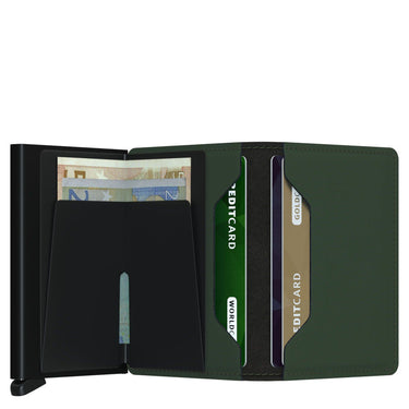 Secrid Matte Slimwallet - Geldbörse RFID 6.8 cm (green-black) - Ansicht 4