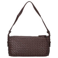 Les Visionnaires Marie Baguette Weave Silky - Schultertasche 38.5 cm (aubergine) - Ansicht 4