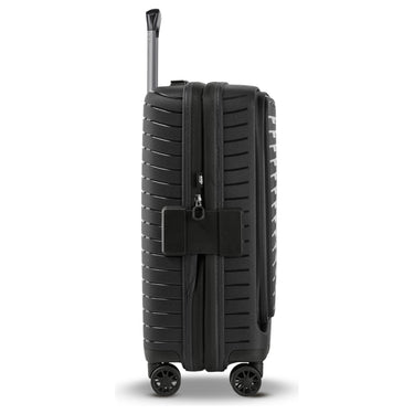 Stratic Novium ML - 4-Rollen-Kabinentrolley mit Vortasche 55 cm erw. (black) - Ansicht 5