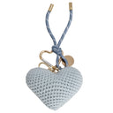 Seidenfelt Crocket Heart Charm - Anhänger (sea salt blue)