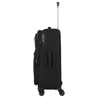 Travelite Kick Off - 4-Rollen-Trolley M 67 cm erw. (black)