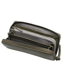 FREDsBRUDER My Bestie Long - Cartera 12 tarjeteros 18,5 cm (verde caqui)