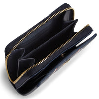 Tommy Hilfiger Icon - Cartera M 6 tarjeteros 12 cm (azul espacial)