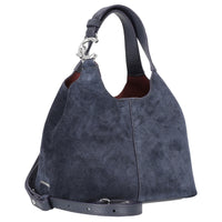 Coccinelle C-Easy Suede - Henkeltasche S 20 cm (midnight blue) - Ansicht 5