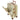 Brics Bellagio - 4 - Rollen - Kabinentrolley mit Vortasche 55 cm erw. recycelt (cream) - Markenkoffer