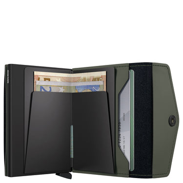 Secrid Envelope Matte - Geldbörse 8cc 10.2 cm RFID (green-black)