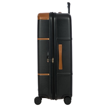 Brics Bellagio - 4 - Rollen - Trolley 76 cm erw. recycelt (black/tan) - Markenkoffer
