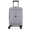 Delsey Paris Turenne 2.0 - Trolley de cabina con 4 ruedas y bolsillo delantero 55 cm USB erw. (silber)