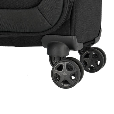 Travelite Kick Off - 4-Rollen-Trolley L 78 cm erw. (black)