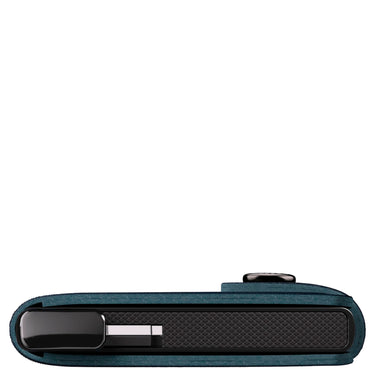 Secrid Miniwallet Emboss Lines - Kreditkartenetui 6cc 10.2 cm RFID (teal+) - Ansicht 4